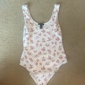 Forever 21 || Medium || white and has red flowers